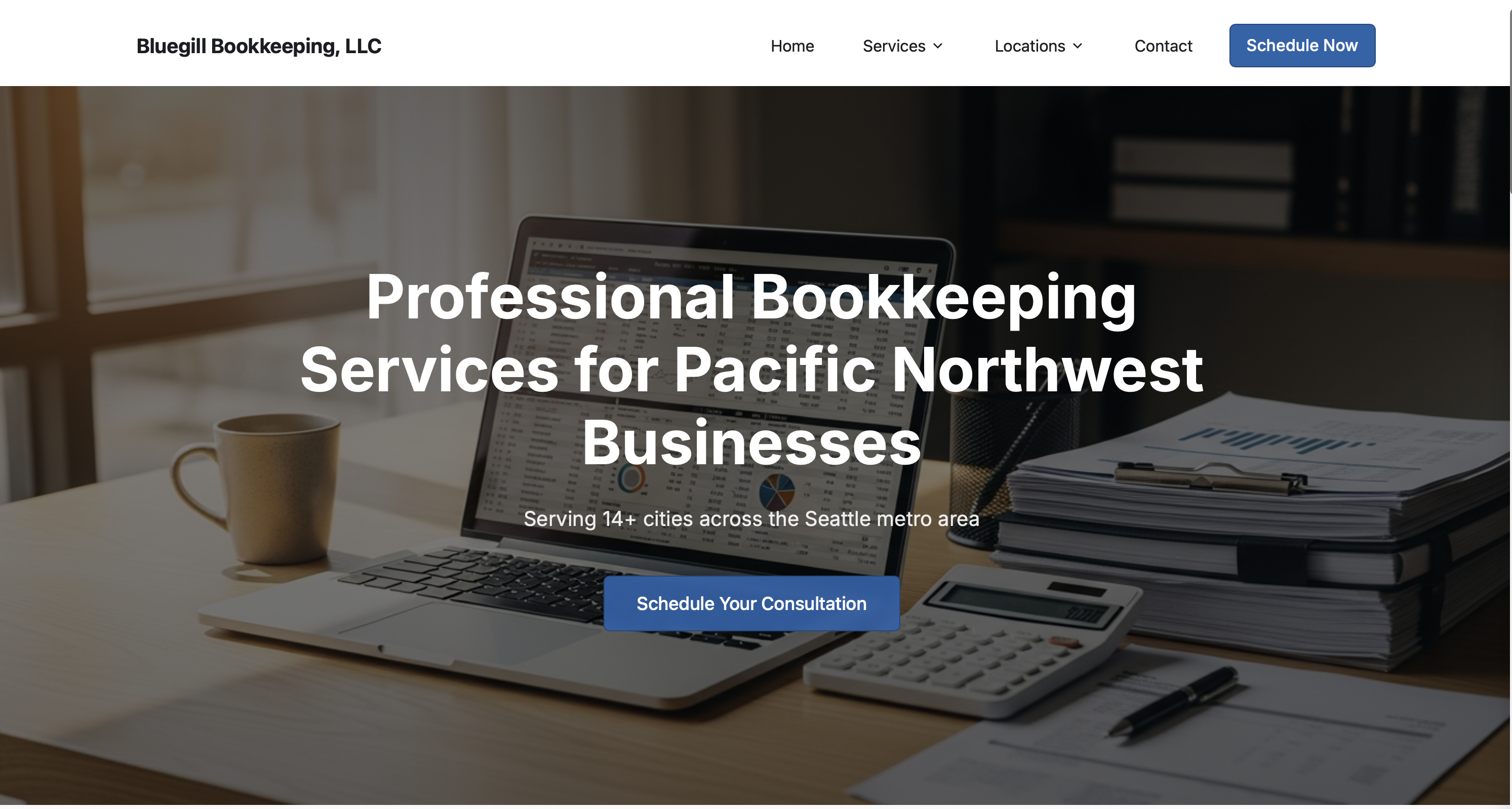 Screenshot of Bluegill Bookkeeping
